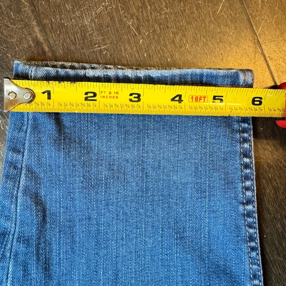 White House Black Market Women's Skinny Jeans Blue Distressed - Picture 12 of 13
